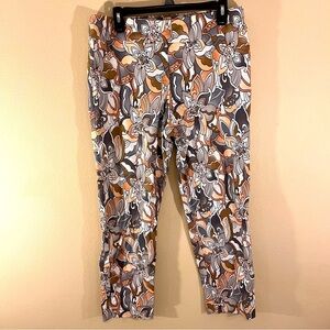 Crazy Larry Pull On Neutrals 70s Theme Pants Pull On USA 14